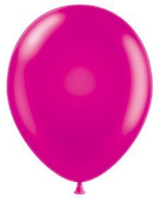 5 inch Tuf-Tex Metallic Fuchsia Latex Balloons - 50 count