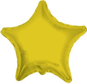 18 inch Gold Star Foil Balloons