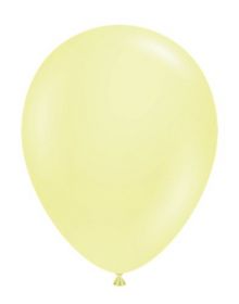 5 inch Tuf-Tex Lemonade Latex Balloons - 50 count