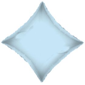18 inch Light Blue Diamond Foil Balloons