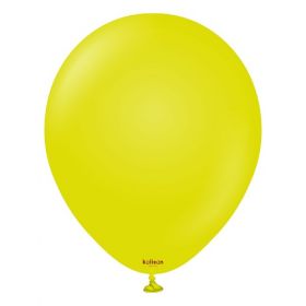18" Kalisan Lime Green Latex Balloons