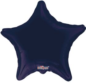 18 inch Navy Blue Star Foil Balloons
