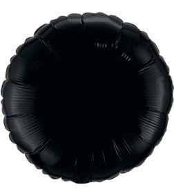 18 inch Black Circle Foil Balloons
