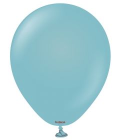 5 inch Kalisan Retro Blue Glass Latex Balloons