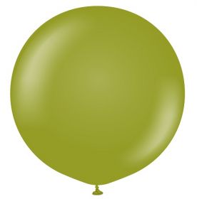 24 inch Kalisan Olive Latex Balloons - 2CT