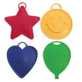 35 Gram Premium SoftWeights Primary Assorted Balloon Weights - 15 count