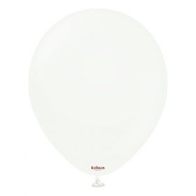 18 inch Kalisan White Latex Balloons