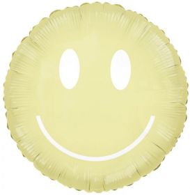 30 inch Tuf-Tex Sunny Smile Foil Balloon - Packaged