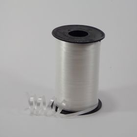 White Curling Ribbon Spool - 3/16 inch x 500 yards