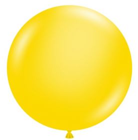 36 inch Tuf-Tex Standard Yellow Latex Balloon