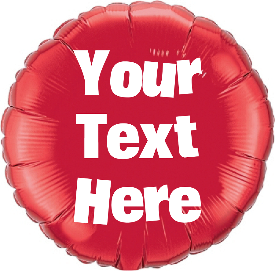 18 inch Custom Printed Circle Foil Mylar Balloons Factory Direct