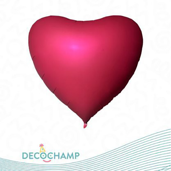 68 Inch Foil Balloon Solid Color Hearts