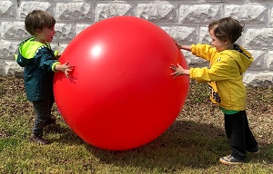 Big 3 foot Inflatable Play Ball for Fun in the Sun!